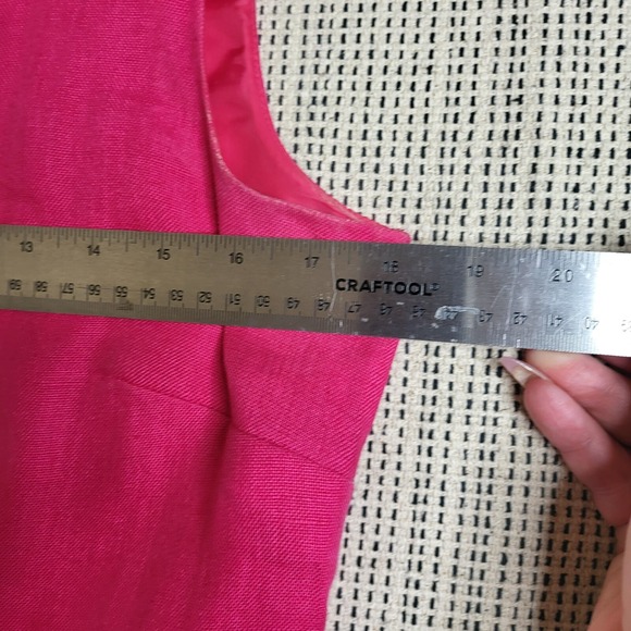 Talbots‎ Womens 10Dress Sleeveless Sheath fuchsia pink Career Work - Picture 3 of 7